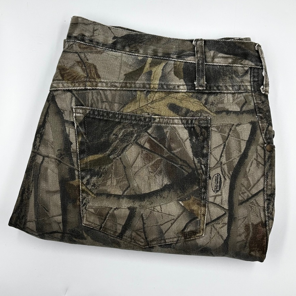 Outfitters Ridge Men Camouflage Double Knee Hunting Pants Real Tree Forest 40x40